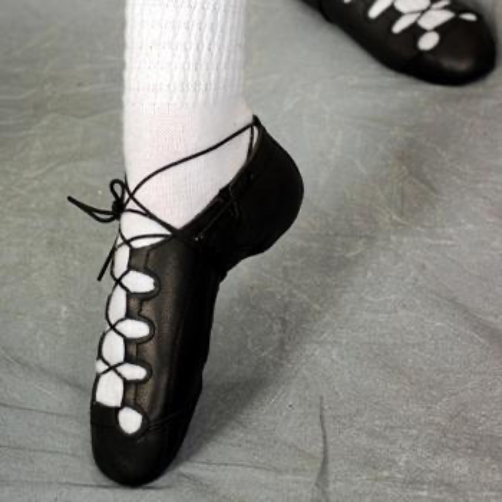Corr's Wild Irish Ghillies - Irish Dance soft shoes - 8 Narrow Women's UK